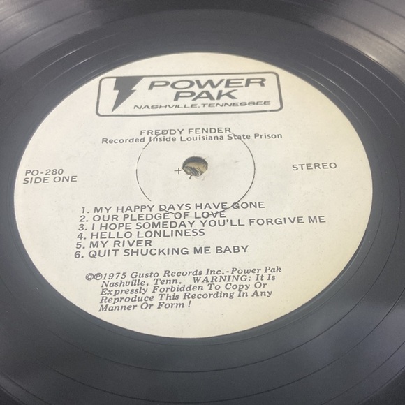 Freddy Fender Recorded Inside Louisiana State Prison Rock N Country Lot LP’s - Picture 8 of 12